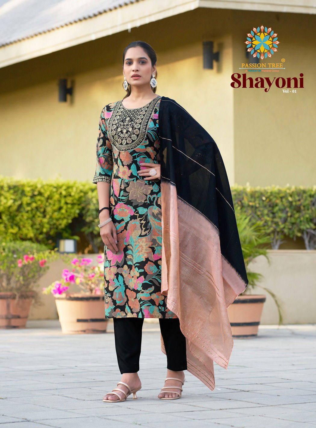 Shayoni Vol 1 By Passion Tree Rayon Kurti With Bottom Dupatta Wholesale In India